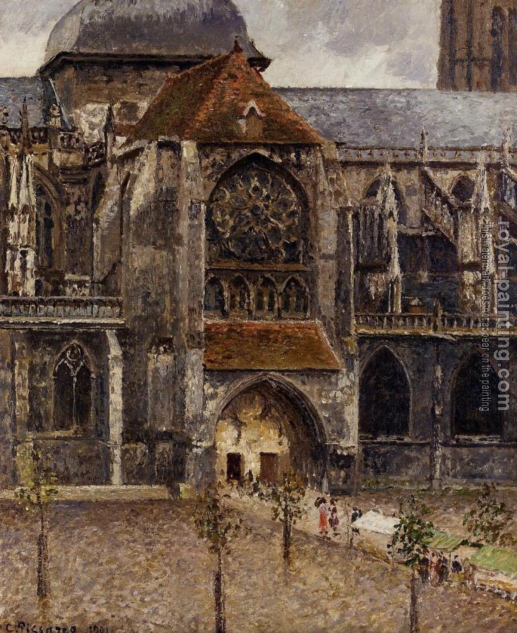 Camille Pissarro : Portal of the Church Saint-Jacques, Dieppe